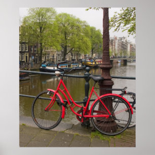 Poster Vélo rouge 2