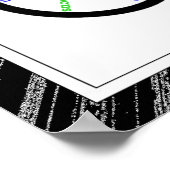 Poster Vélo, Sport Vélo, Motivational Words & Stripes (Coin)