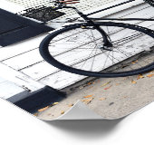 Poster Vélo sur Meeting St, Charleston, Caroline du Sud (Coin)