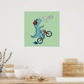 Poster Vélo T-Rex Roar (Cuisine)