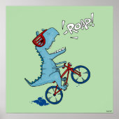 Poster Vélo T-Rex Roar (Devant)