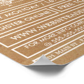 Poster Vélo Tandem, Club Cyclisme Kraft Publicité (Coin)