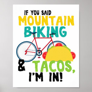 Poster Vélo tout terrain - Vélo de descente VTT extérieur