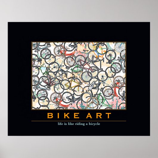 Poster vélo VÉLO ART (Devant)
