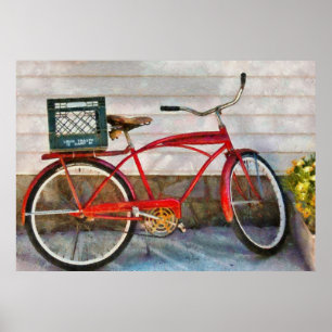 Poster Vélo - Vélo de livraison