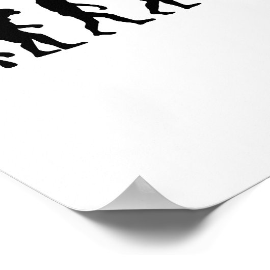 Poster Vélo vélo d'évolution (Coin)