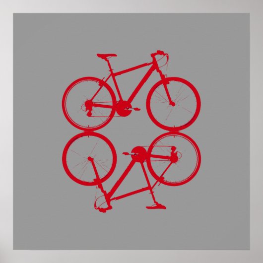 Poster vélo, vélo ; vélo / vélo (Devant)