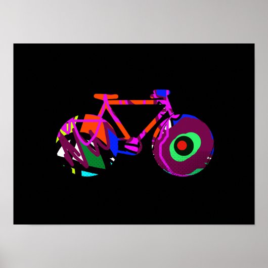 Poster vélo, vélo ; vélo / vélo (Devant)