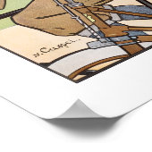 Poster Vélo, Vélos, Van Caspel (Coin)