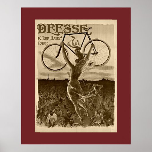 Poster Vélo vintage (Devant)