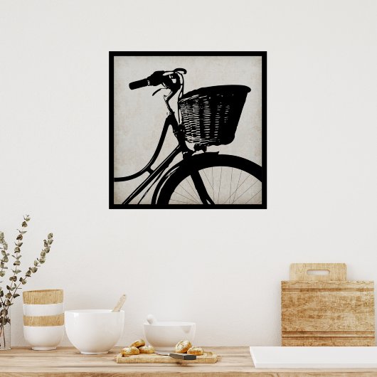 Poster Vélo vintage (Cuisine)