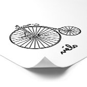 Poster VÉLO vintage (Coin)
