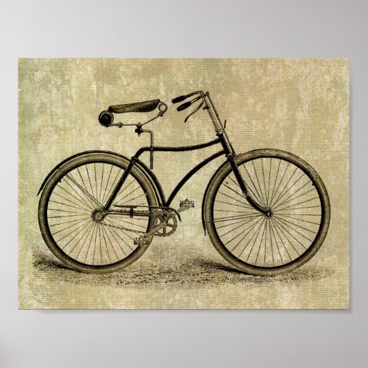 Poster : Vélo Vintage (Devant)