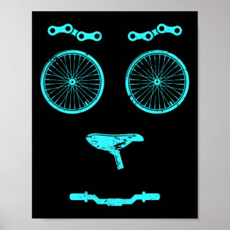 Poster Vélo VTT Cycliste Cadeau Bicyclette 