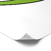 Poster Veloci-rapper Dinosaure Drôle (Coin)