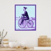 Poster Velocipede ~ Étiquette Vintage du tabac (Cuisine)