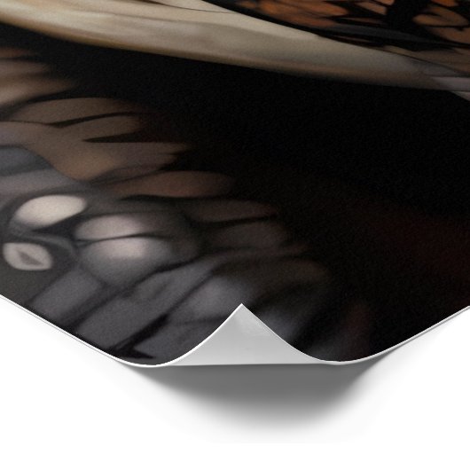 Poster Velociraptor (Coin)