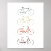 Poster Vélos (Devant)