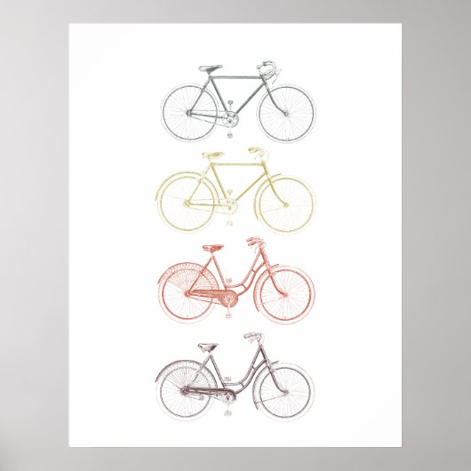 Poster Vélos (Devant)