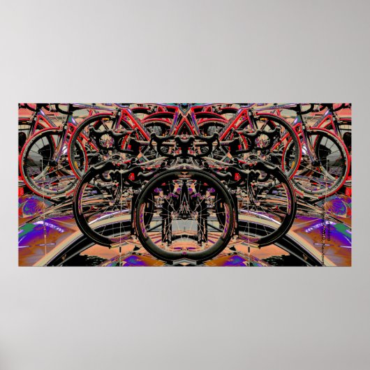 Poster Vélos Abstraits (Tour de France 2010) (Devant)