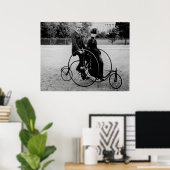 Poster Vélos pour deux à la Maison Blanche (Bureau à domicile)