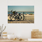 Poster Vélos Sur La Promenade (Cuisine)