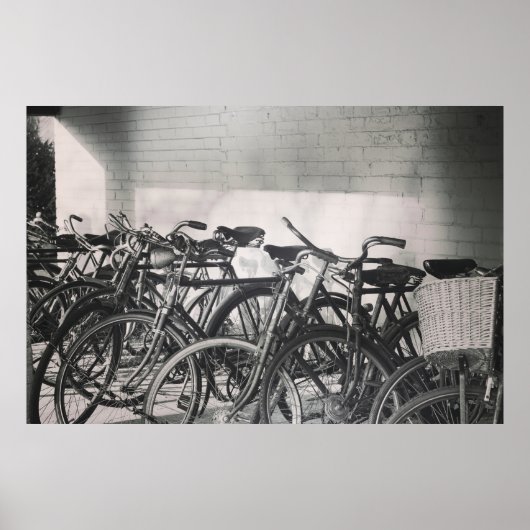 Poster Vélos vintages (Devant)