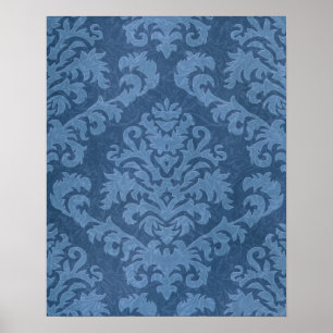 Poster Velours coupé Damas, Tapisserie