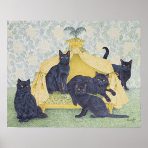 Poster Velours noir