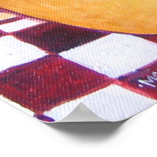 Poster "Velours rouge" (Coin)