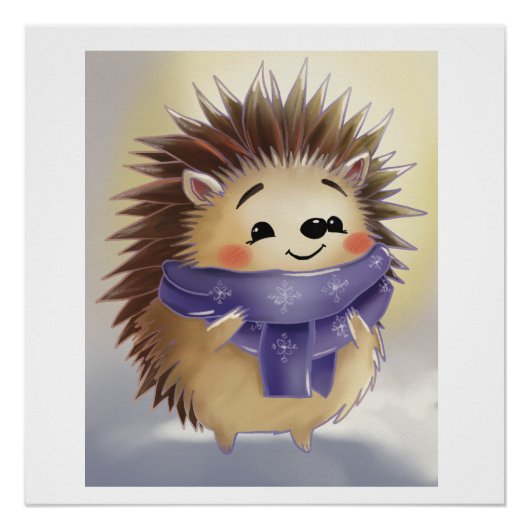 Poster Velvet Hedgehog (Devant)