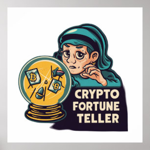 Poster Vendeur Crypto Fortune