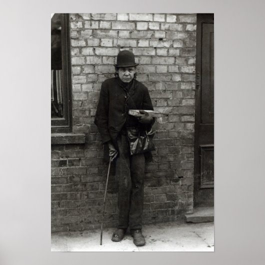 Poster Vendeur de correspondance. c.1900 (Devant)