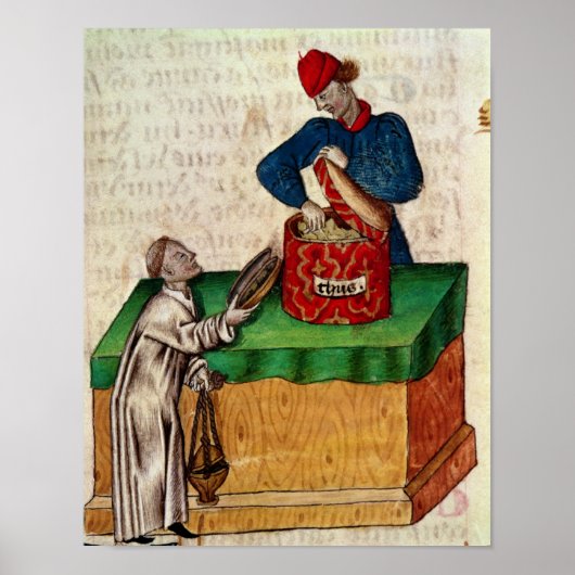 Poster Vendeur d'encens (Devant)
