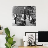 Poster Vendeur New York Clam à Mulberry Bend 1900 (Bureau à domicile)