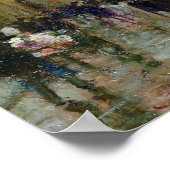 Poster Vendeurs de fleurs sur la Seine (Coin)