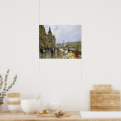 Poster Vendeurs de fleurs sur la Seine (Cuisine)