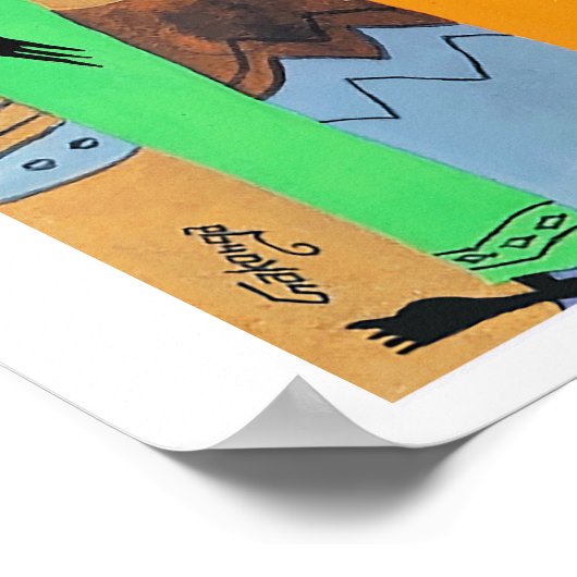 Poster Vendeurs d'huile de coco (Coin)