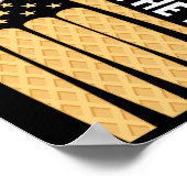 Poster Vendre Driys Glace Cream American Flag Respectez L (Coin)