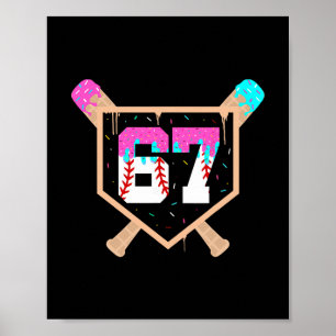 Poster Vendre la glace Drip Numéro 67 Joueur 67e annivers