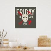 Poster Vendredi 13 | Armes - Masque de hockey (Cuisine)