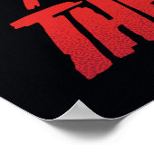 Poster Vendredi 13 | Couteau à travers Masque de hockey b (Coin)