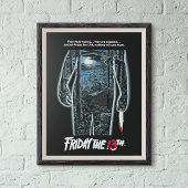 Poster Vendredi 13 | Silhouette Camp Art théâtral