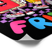 Poster Vendredi Friyay Joyeux Fri Yay Enseignant  (Coin)