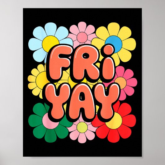 Poster Vendredi Friyay Joyeux Fri Yay Enseignant _3 (Devant)