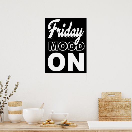 Poster Vendredi humeur ON (Cuisine)