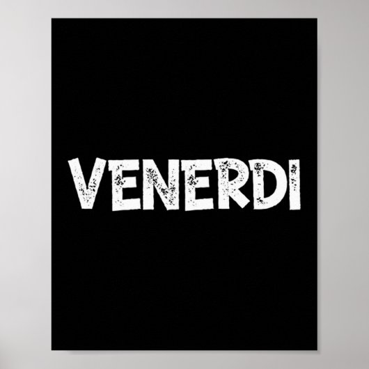 Poster vendredi _ Jours De La Semaine Vendredi _2 (Devant)