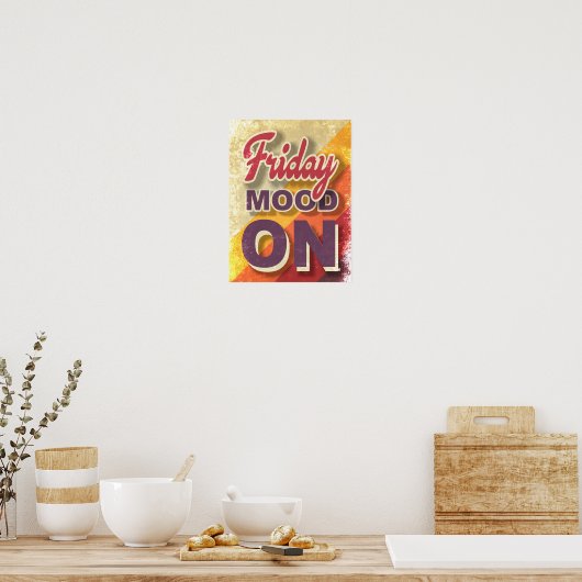 Poster Vendredi Mood ON (Cuisine)