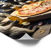 Poster Vendredi soir pizza raton laveur (Coin)