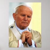 Poster Vénérable Pape Jean-Paul II (Devant)